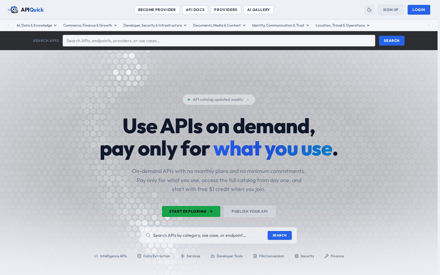 APIQuick website
