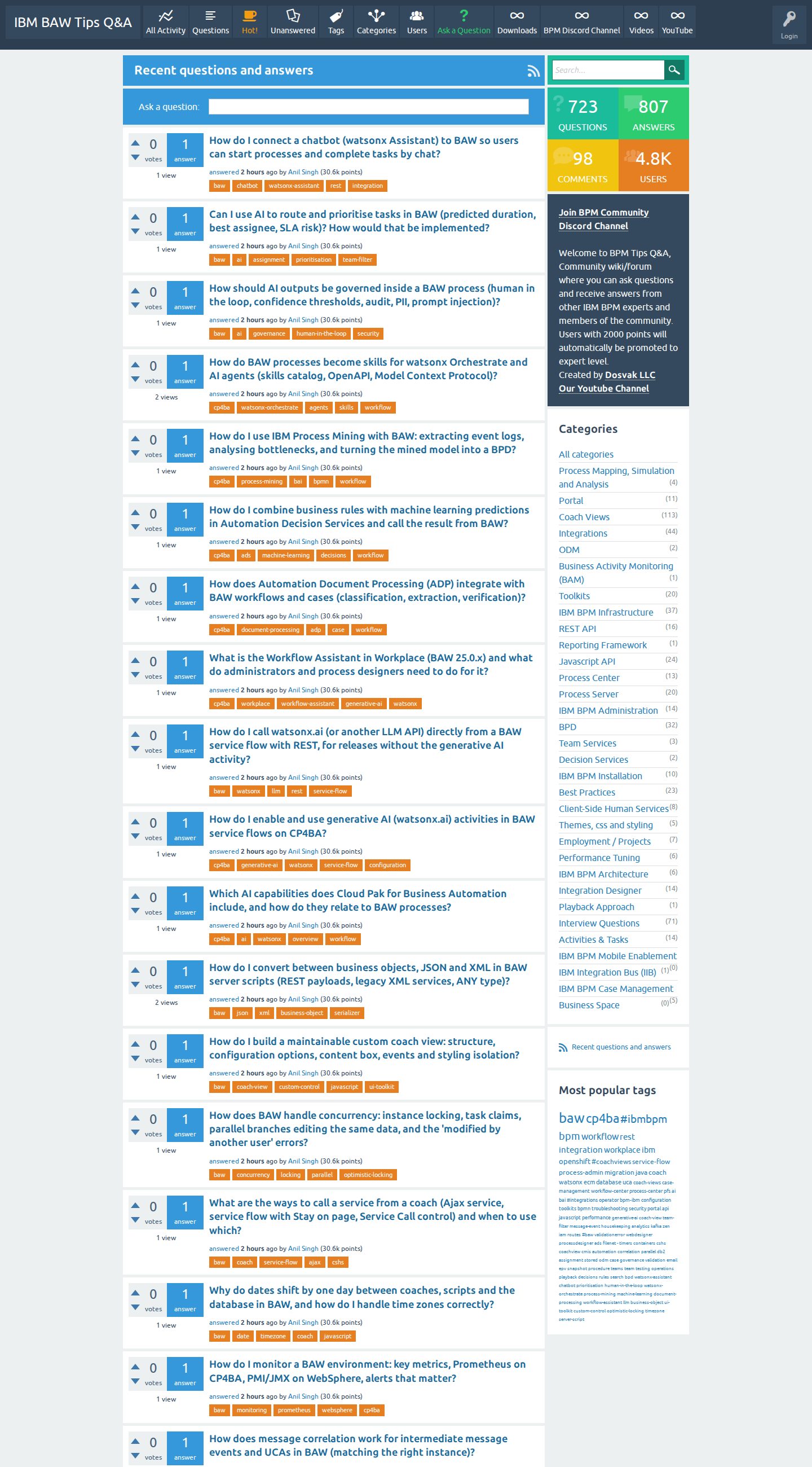 Full page of bpm.tips